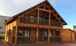 Casa prefabricada económica de madera