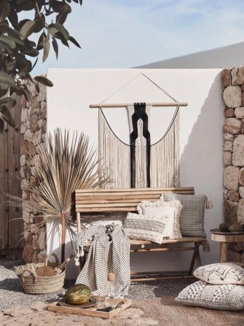 Patio al estilo ibicenco