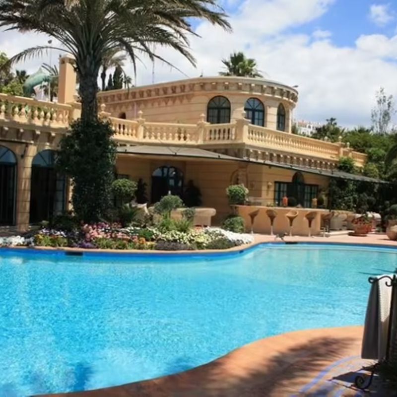 vista desde la piscina