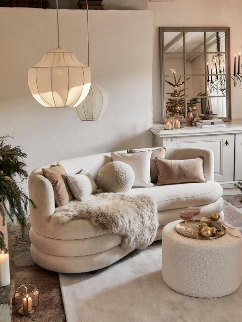 decoración navideña natural