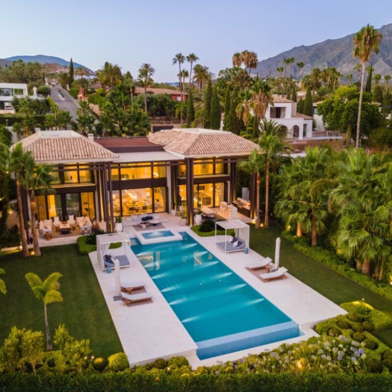 vista aerea mansion marbella