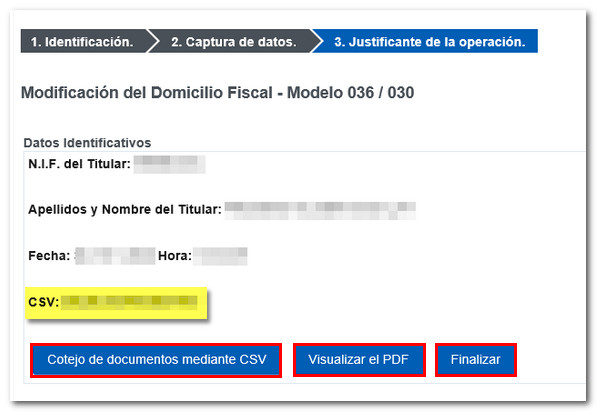 justificante cambio domicilio
