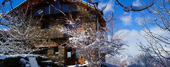 5 casas para disfrutar de la nieve