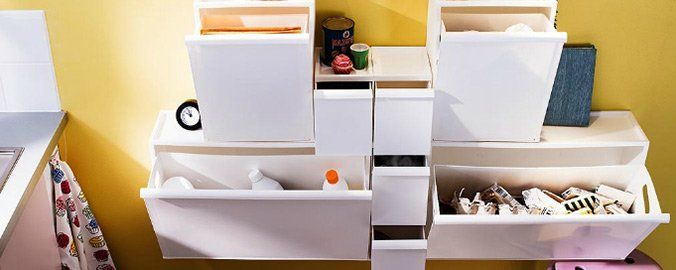 Cómo crear un rincón de reciclaje en una cocina pequeña