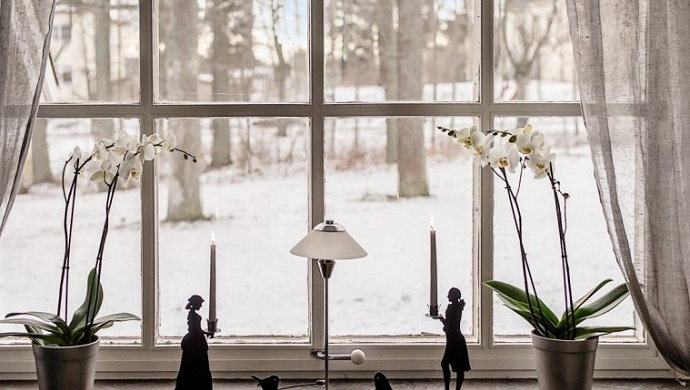 Un refugio para el frío de 25 metros cuadrados