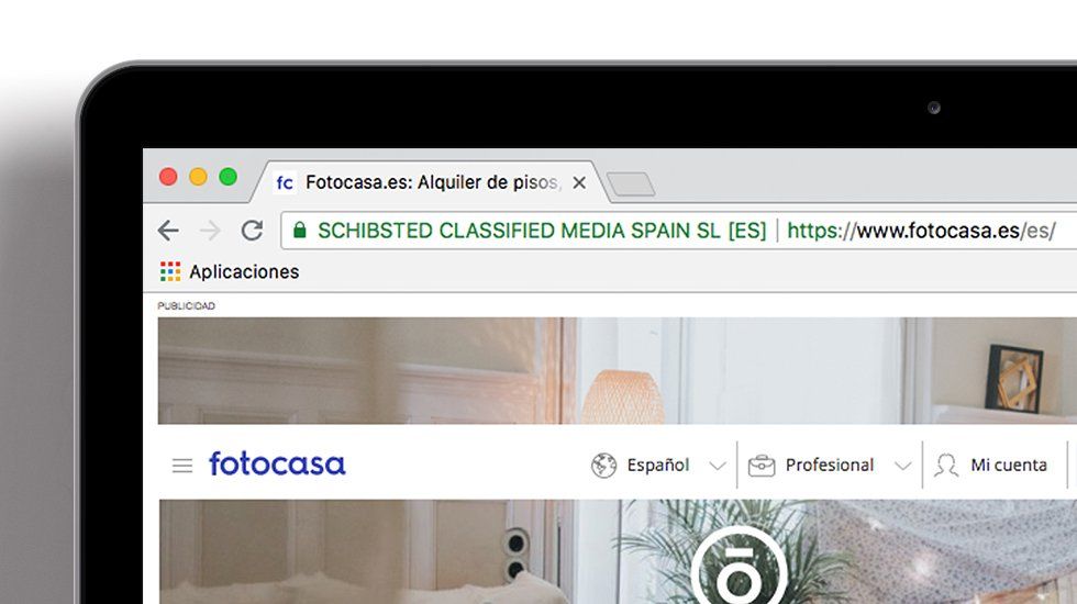 Navegar seguro por Fotocasa con el certificado de seguridad