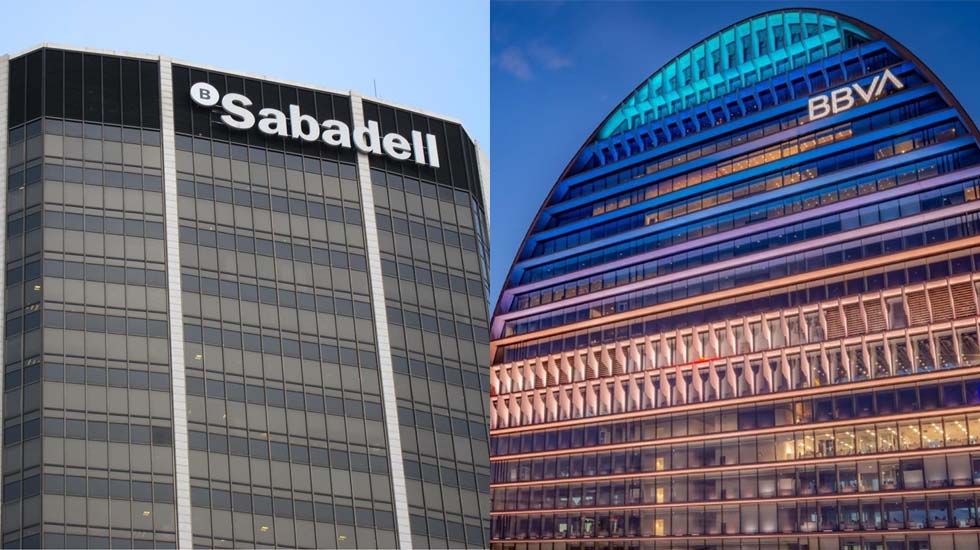 Posible fusión entre BBVA y Banco Sabadell