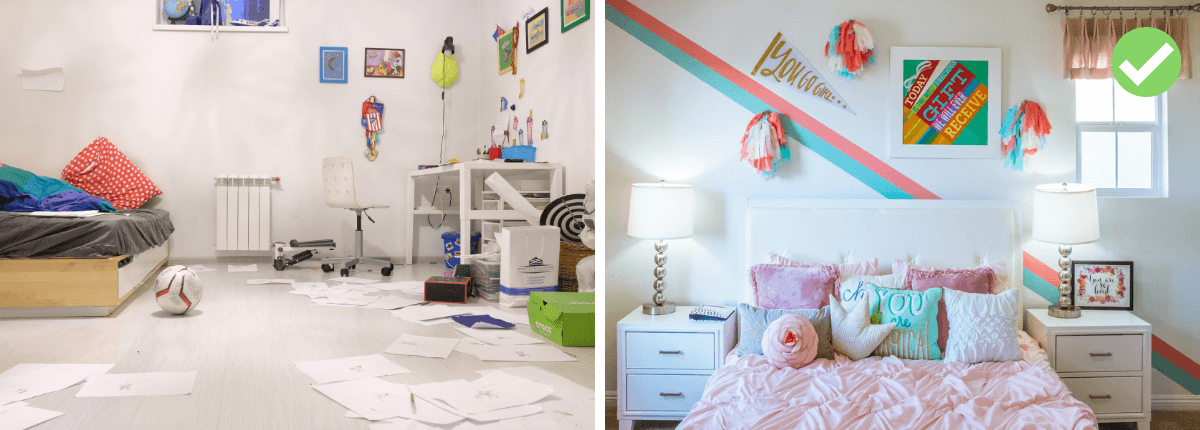 habitaciones siempre ordenadas y limpias