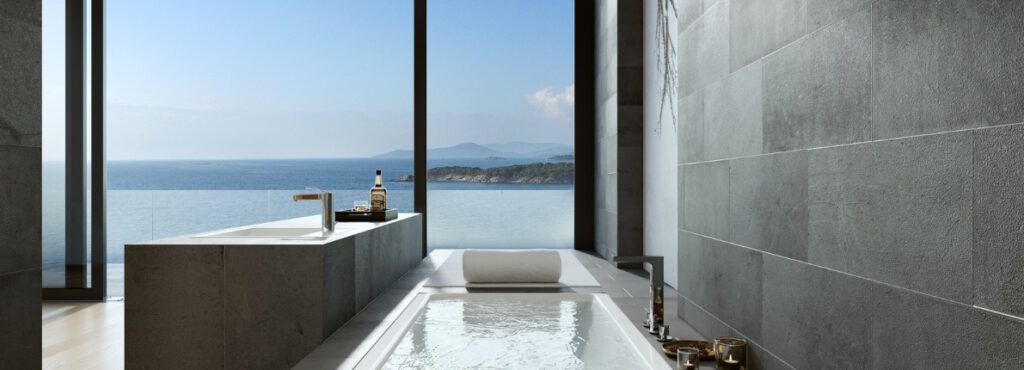 Fórmulas para el estante de los productos del baño que no requieren taladro