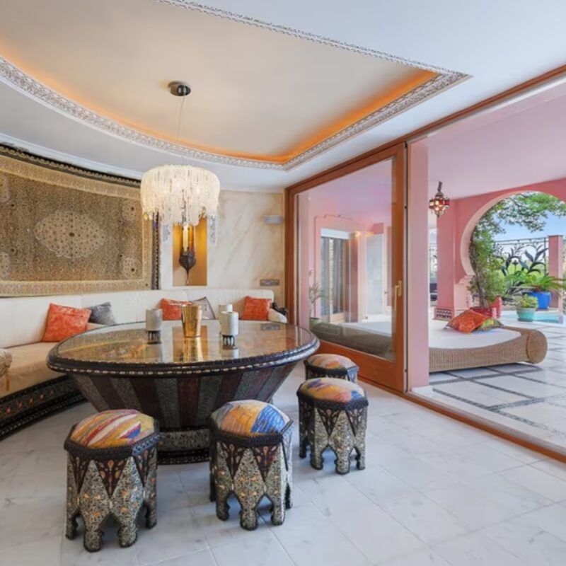 salon con salida a la terraza