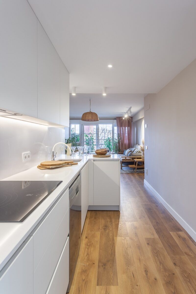 cocina abierta reformada