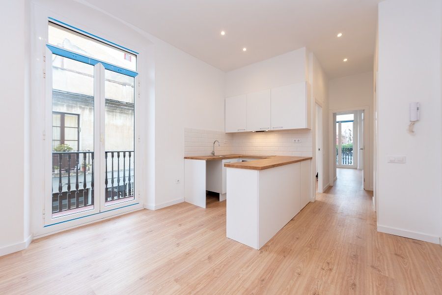 cocina abierta al salón