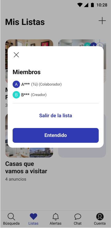 listas colaborativos funcionalidad fotocasa