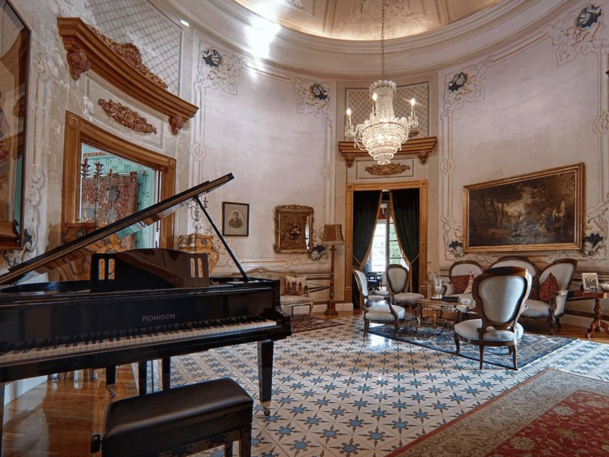 sala de estar de lujo