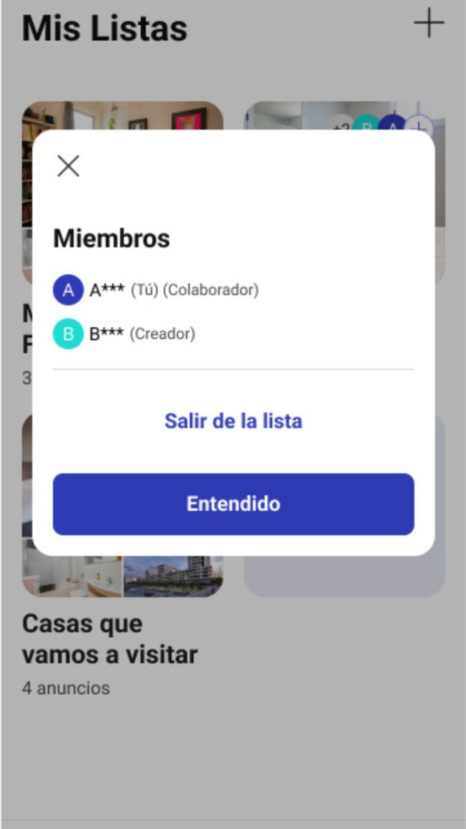 Listas de Favoritos Colaborativas Fotocasa