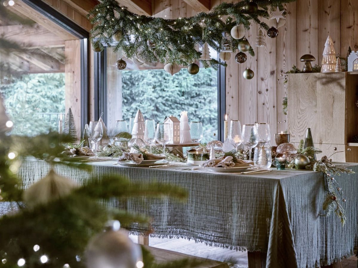 Decorar comedor navideño