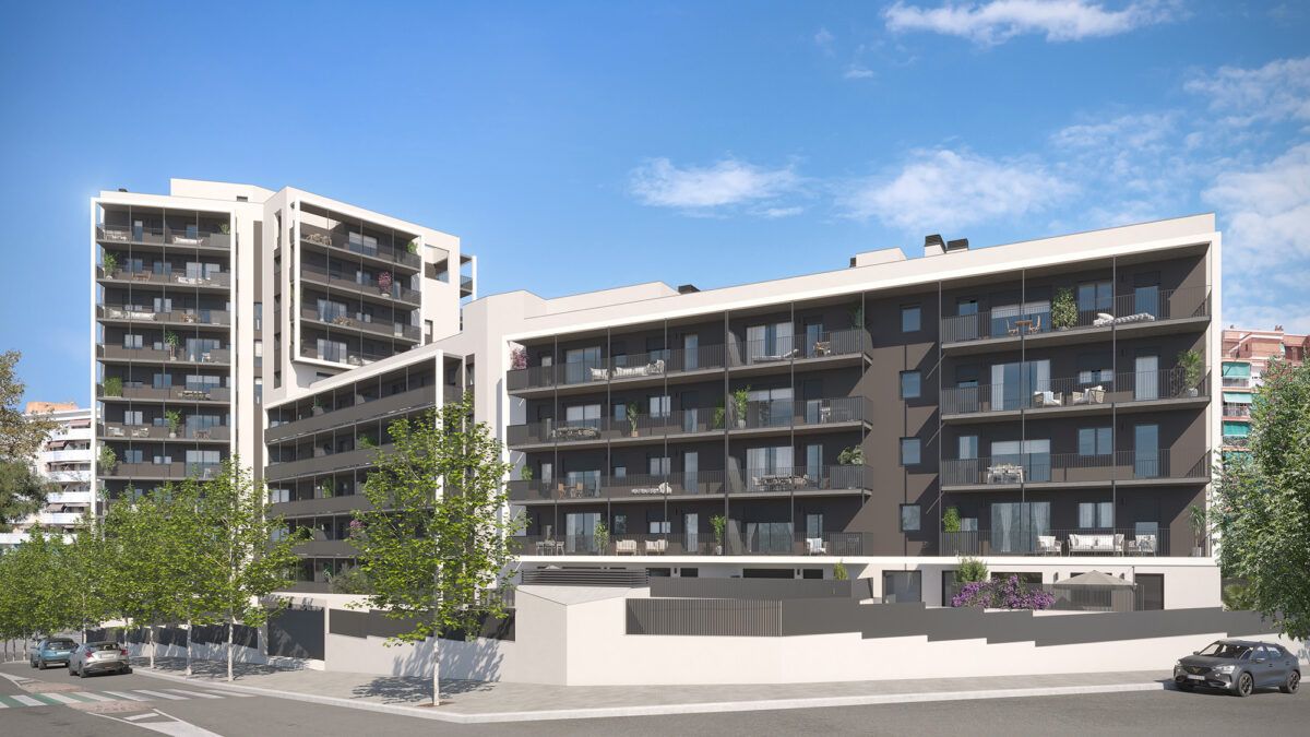 AEDAS Homes arranca las obras de su primera promoción en Badalona, Mesmer, que integrará una biblioteca municipal img926