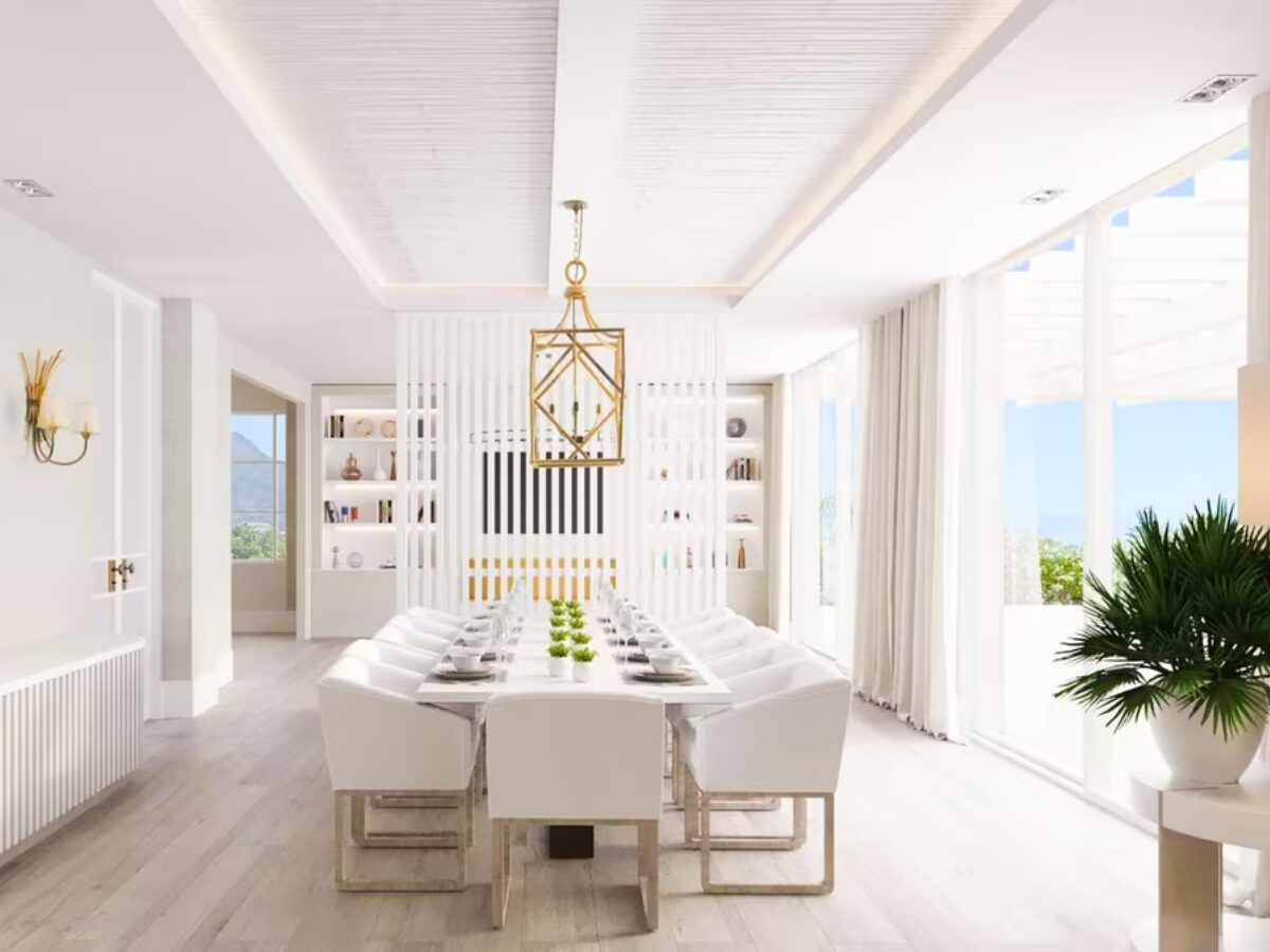 comedor de lujo con vistas