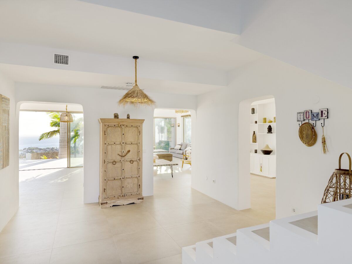 salon villa de estilo mediterraneo