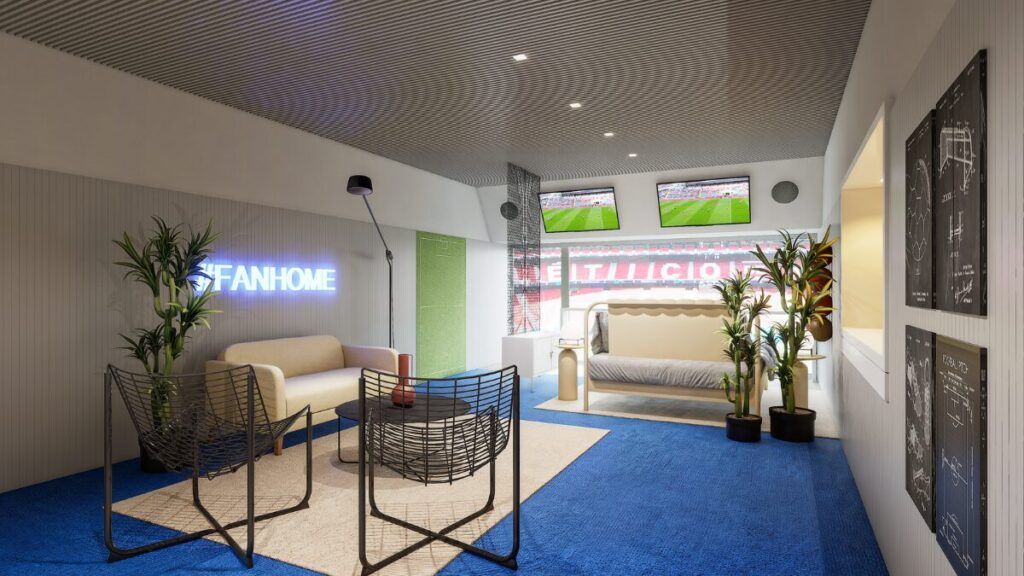 Ven a ver el derbi madrileño en un piso VIP dentro del Cívitas Metropolitano y duerme en el estadio