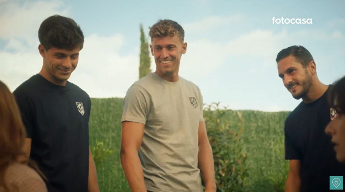 Los jugadores del Atlético de Madrid Koke, Marcos Llorente y Rodrigo Riquelme protagonizan la nueva campaña de publicidad de Fotocasa