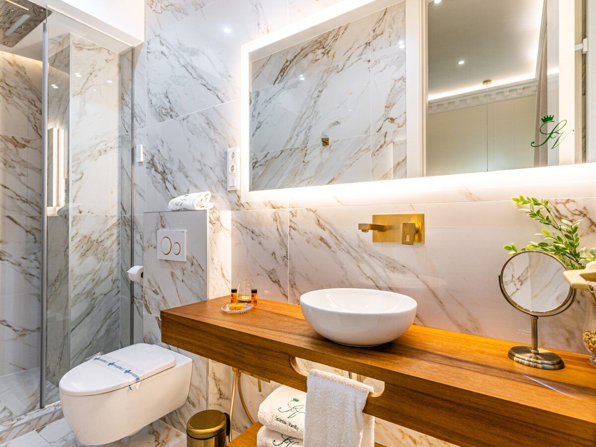 baño piso con vistas en madrid