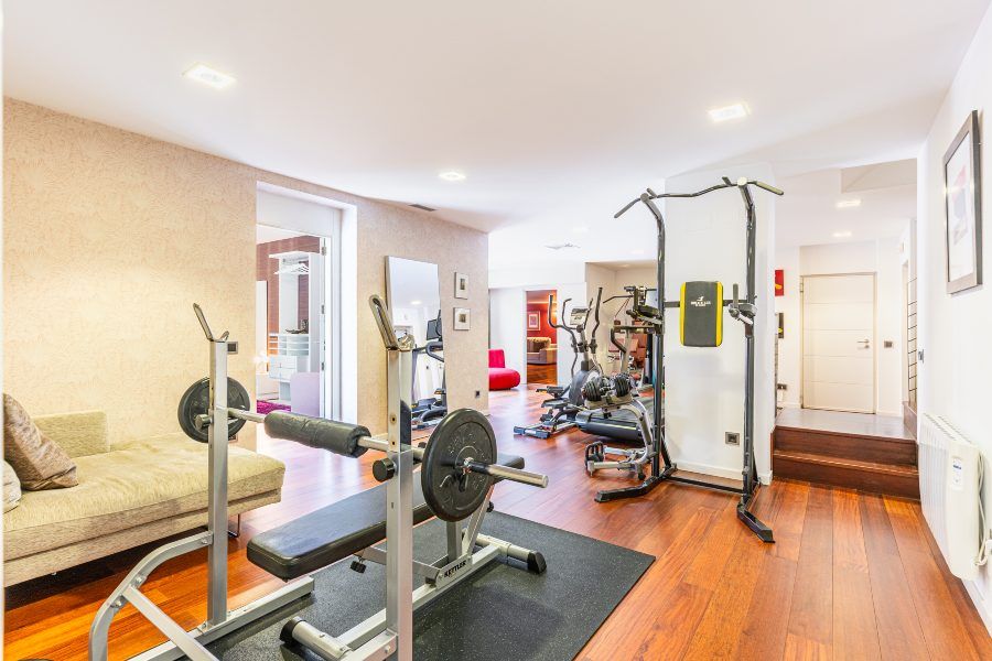 Chalet Valdemarín gimnasio