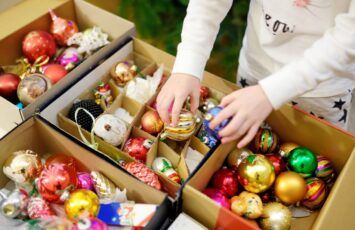 Cómo guardar los adornos navideños de un año a otro