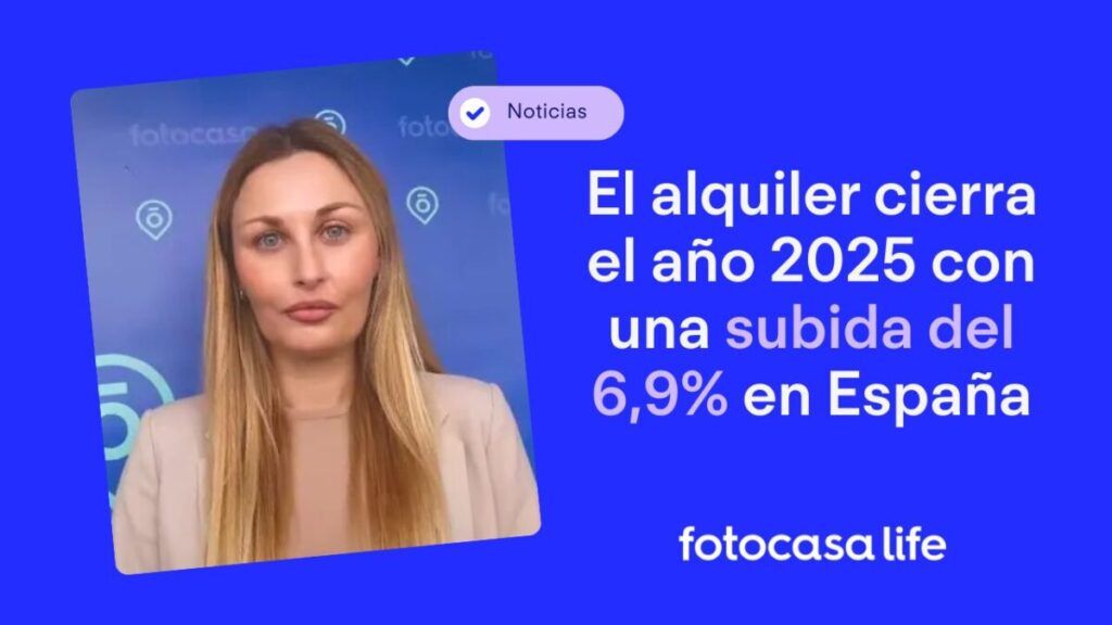 El alquiler cierra el año 2025 con una subida del 6,9% en España