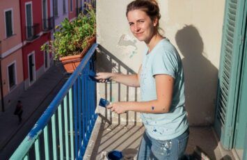 ¿Cómo pintar la barandilla del balcón como un profesional?